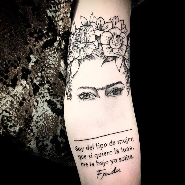 Frida Kahlo Tattoo Quotes 11 1 80+ Famous Frida Kahlo Tattoo Designs (Inspirational, Meaningful And Meaningless)