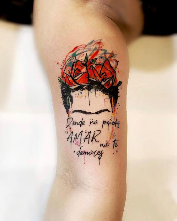 Frida Kahlo Tattoo Quotes 14 1 80+ Famous Frida Kahlo Tattoo Designs (Inspirational, Meaningful And Meaningless)