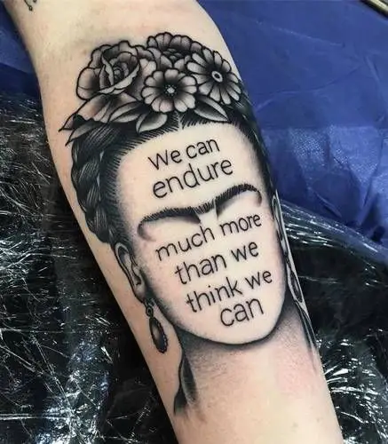 Frida Kahlo Tattoo Quotes 6 1 80+ Famous Frida Kahlo Tattoo Designs (Inspirational, Meaningful And Meaningless)