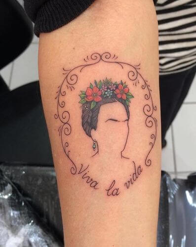 Frida Kahlo Tattoo Viva La Vida