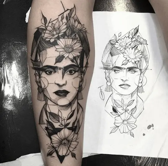 Jack Avery Frida Kahlo Tattoo 3 80+ Famous Frida Kahlo Tattoo Designs (Inspirational, Meaningful And Meaningless)