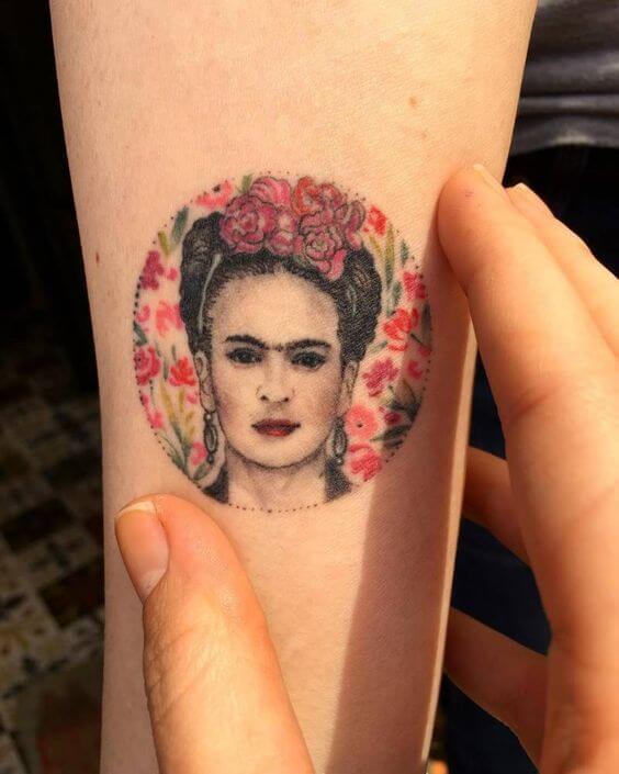 Small Frida Kahlo Tattoo