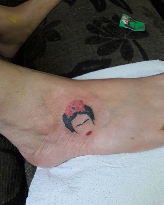 Small Frida Kahlo Tattoo 6 80+ Famous Frida Kahlo Tattoo Designs (Inspirational, Meaningful And Meaningless)