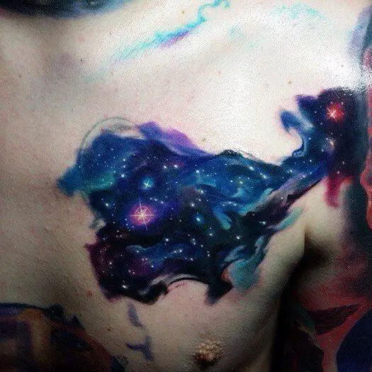Space Nebula Tattoo 2 50+ Space Tattoo Design Ideas (For Men & Women): Meaning And Meaning Of The Tattoo
