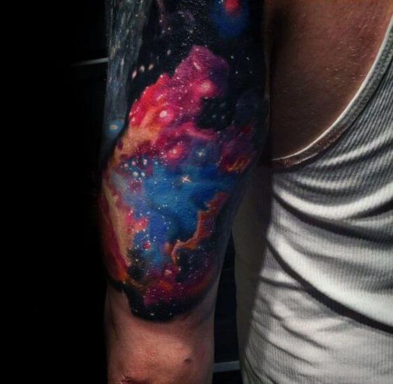 Space Nebula Tattoo 50+ Space Tattoo Design Ideas (For Men & Women): Meaning And Meaning Of The Tattoo