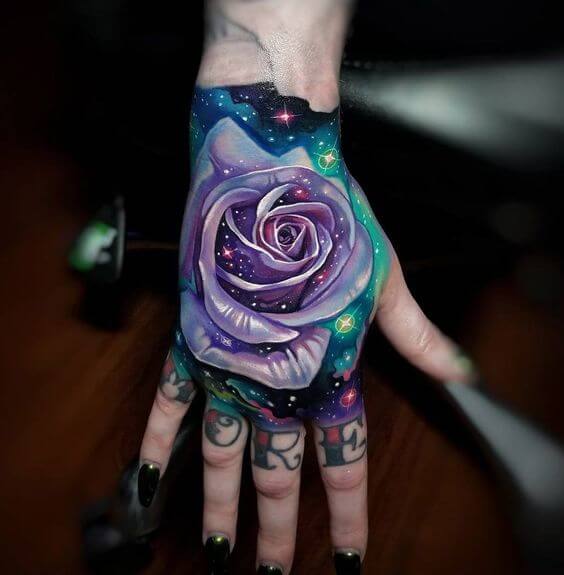 Space Rose Tattoo 50+ Space Tattoo Design Ideas (For Men & Women): Meaning And Meaning Of The Tattoo