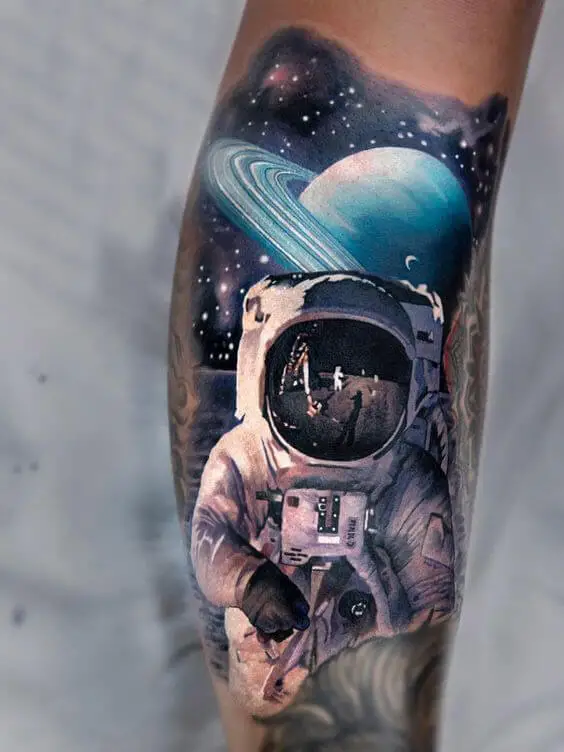 Space Tattoo Realistic 1 50+ Space Tattoo Design Ideas (For Men & Women): Meaning And Meaning Of The Tattoo