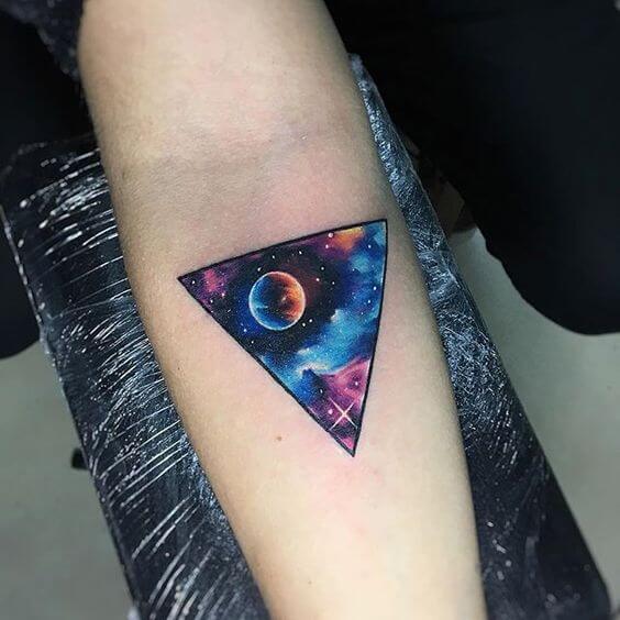 Space Tattoo Small 2 1 50+ Space Tattoo Design Ideas (For Men & Women): Meaning And Meaning Of The Tattoo