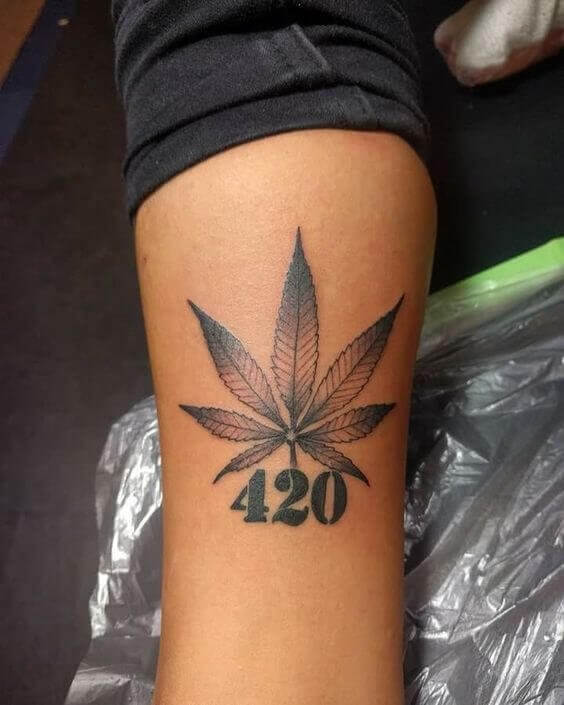 420 Weed Tattoos 2 100+ Amazing Weed Tattoo Ideas That Will Get You High