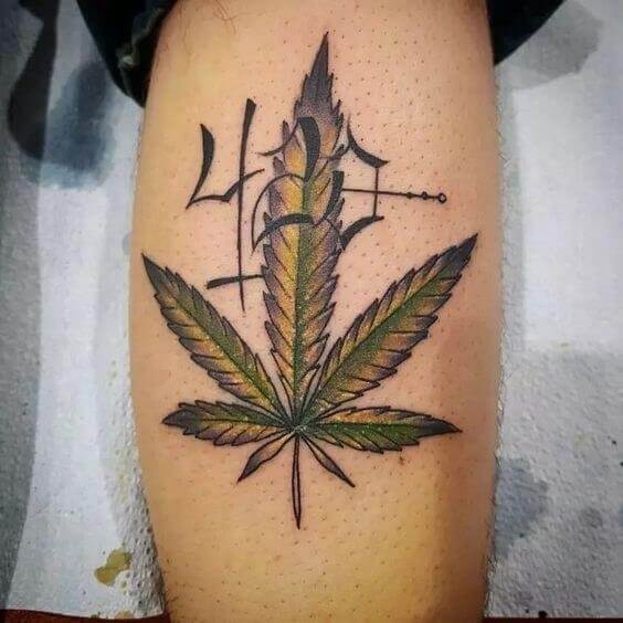 420 Weed Tattoos 100+ Amazing Weed Tattoo Ideas That Will Get You High
