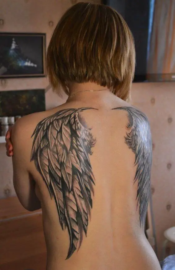 Angel Wings Back Tattoo 6 Top 20 Angel Wings Tattoo Design: Find Your Perfect Angel Wings Tattoo