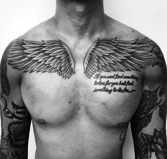 Angel Wings Chest Tattoo 3 Top 20 Angel Wings Tattoo Design: Find Your Perfect Angel Wings Tattoo