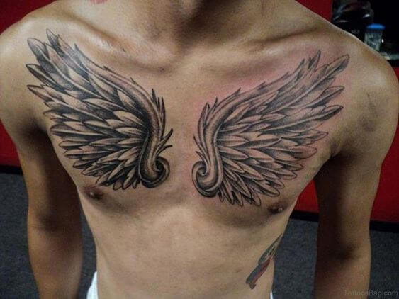 Angel Wings Chest Tattoo 5 Top 20 Angel Wings Tattoo Design: Find Your Perfect Angel Wings Tattoo
