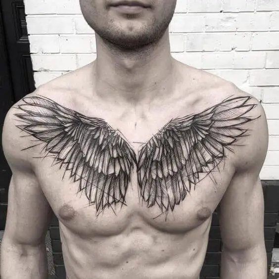 Angel Wings Chest Tattoo Top 20 Angel Wings Tattoo Design: Find Your Perfect Angel Wings Tattoo
