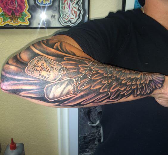 Angel Wings Memorial Tattoo 2 Top 20 Angel Wings Tattoo Design: Find Your Perfect Angel Wings Tattoo