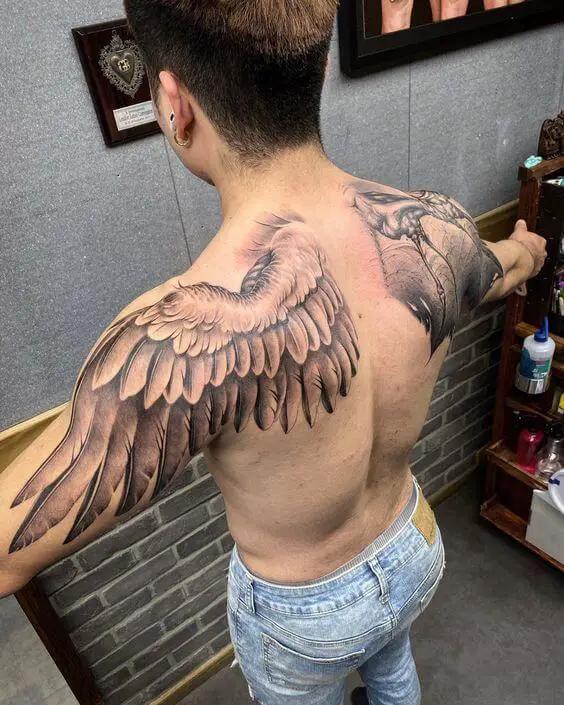 Angel Wings Shoulder Tattoo 3 Top 20 Angel Wings Tattoo Design: Find Your Perfect Angel Wings Tattoo