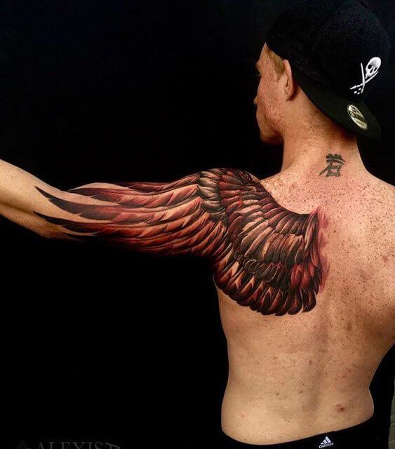 Angel Wings Shoulder Tattoo 4 Top 20 Angel Wings Tattoo Design: Find Your Perfect Angel Wings Tattoo