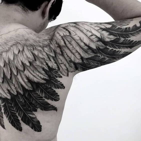 Angel Wings Shoulder Tattoo 6 Top 20 Angel Wings Tattoo Design: Find Your Perfect Angel Wings Tattoo