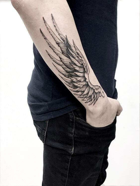 Angel Wings Tattoo on Arm 2 Top 20 Angel Wings Tattoo Design: Find Your Perfect Angel Wings Tattoo