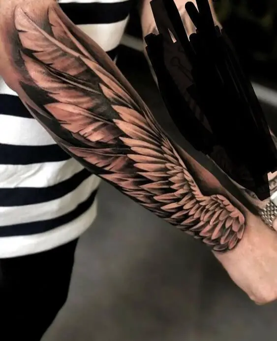 Angel Wings Tattoo on Arm 5 Top 20 Angel Wings Tattoo Design: Find Your Perfect Angel Wings Tattoo