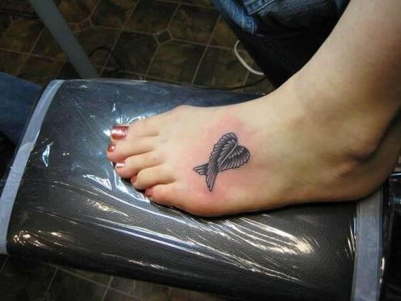 Angel Wings Tattoos on Foot 2 Top 20 Angel Wings Tattoo Design: Find Your Perfect Angel Wings Tattoo
