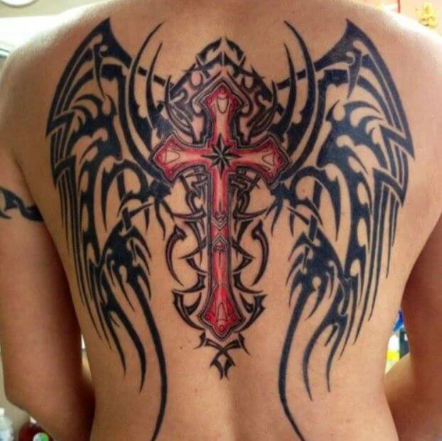 Angel Wings Tribal Tattoo 7 Top 20 Angel Wings Tattoo Design: Find Your Perfect Angel Wings Tattoo