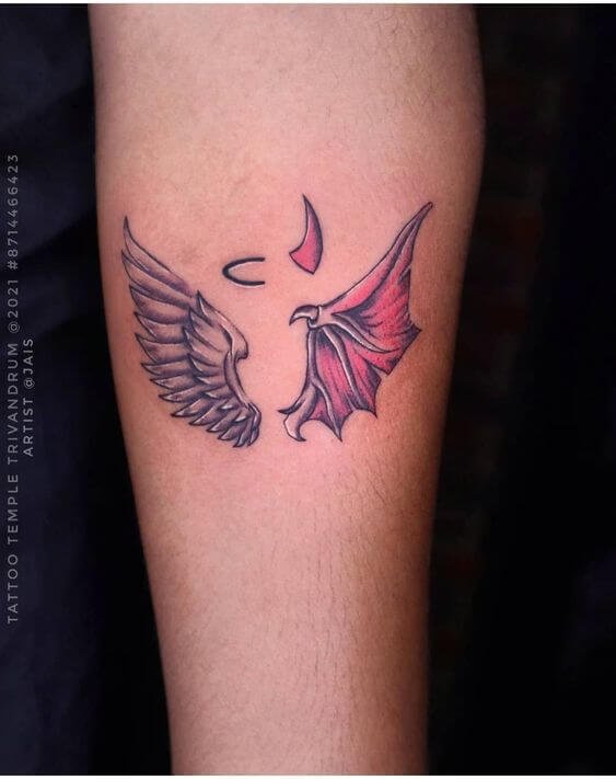 Angel and Demon Wings Tattoo 5 Top 20 Angel Wings Tattoo Design: Find Your Perfect Angel Wings Tattoo