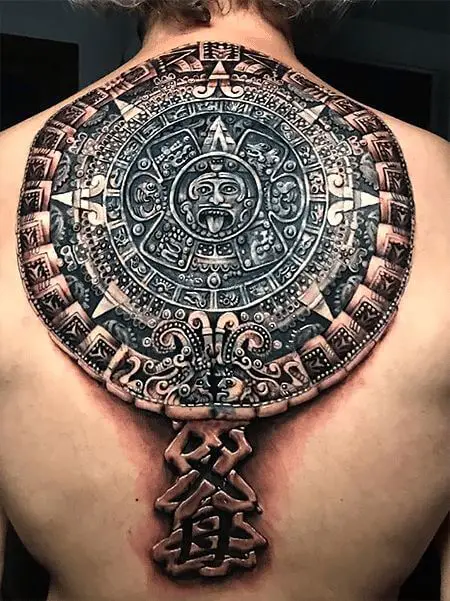 Aztec Back Tattoo 3 66+ Aztec Tattoo Designs That Will Make Your Heart Beat Faster