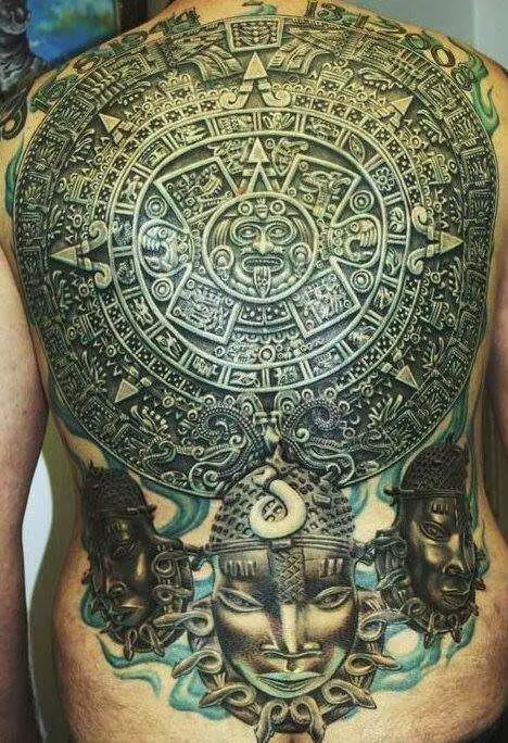 Aztec Calendar Tattoo 2 66+ Aztec Tattoo Designs That Will Make Your Heart Beat Faster