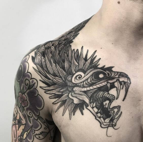 Aztec Dragon Tattoo 66+ Aztec Tattoo Designs That Will Make Your Heart Beat Faster
