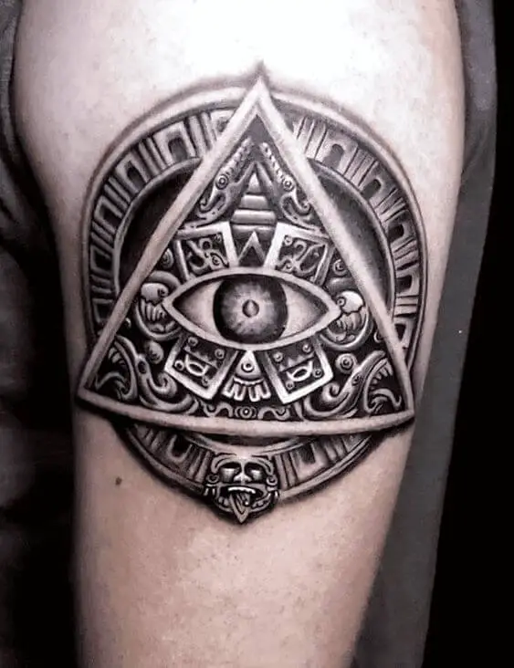 Aztec Eye Tattoo 2 66+ Aztec Tattoo Designs That Will Make Your Heart Beat Faster
