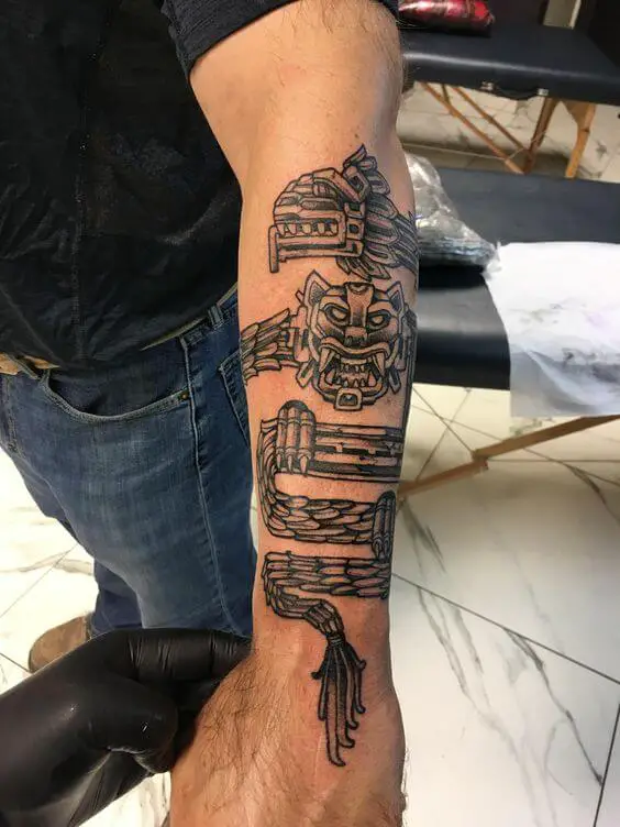 Aztec Forearm Tattoo 66+ Aztec Tattoo Designs That Will Make Your Heart Beat Faster
