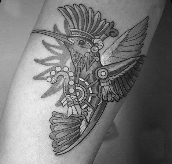 Aztec Hummingbird Tattoo 3 66+ Aztec Tattoo Designs That Will Make Your Heart Beat Faster