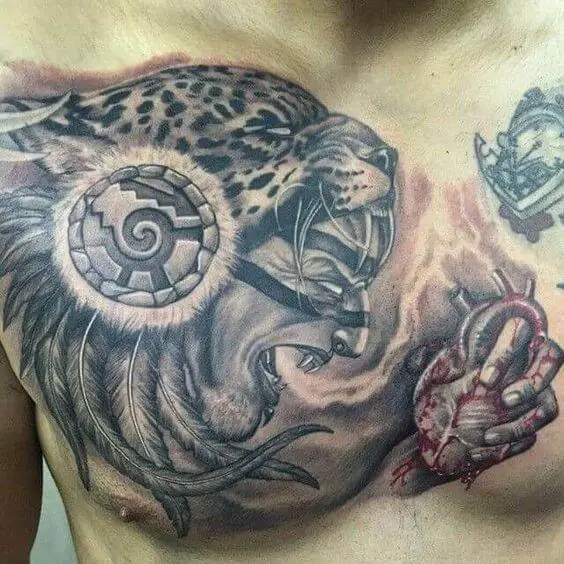 Aztec Jaguar Tattoo 2 66+ Aztec Tattoo Designs That Will Make Your Heart Beat Faster