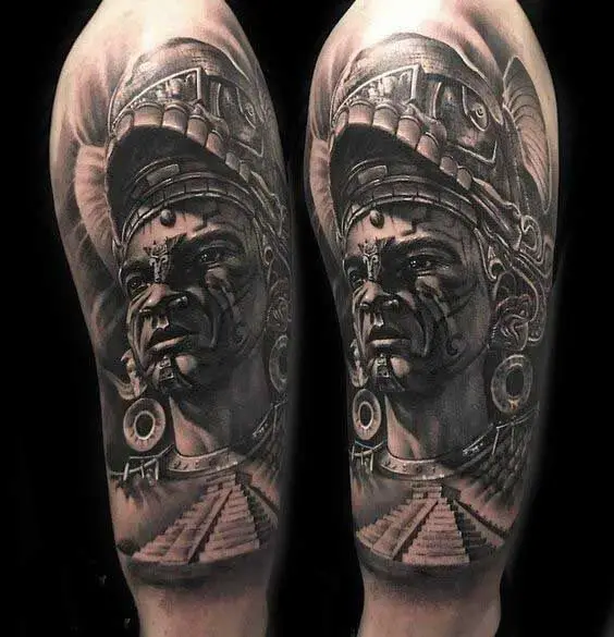 Aztec King Tattoo 2 66+ Aztec Tattoo Designs That Will Make Your Heart Beat Faster