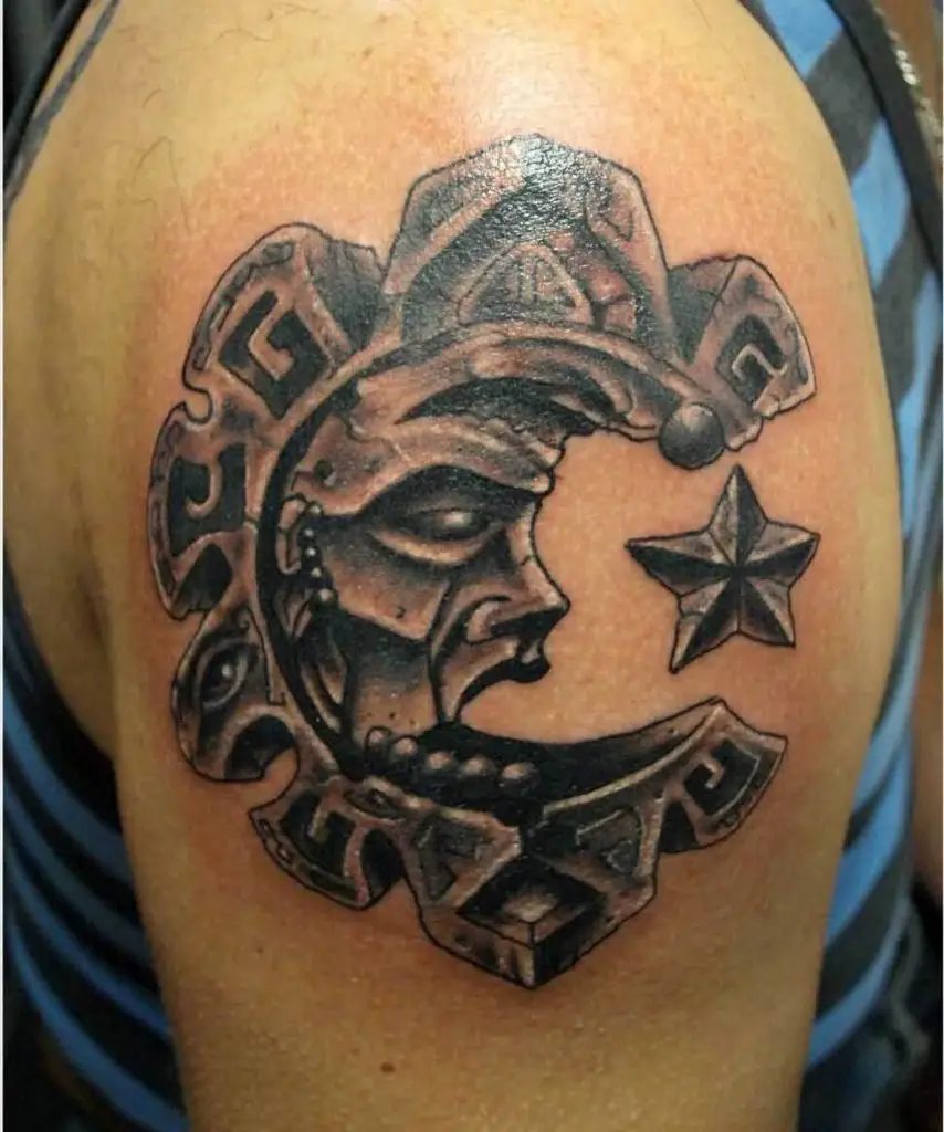 Aztec Moon Tattoo 2 66+ Aztec Tattoo Designs That Will Make Your Heart Beat Faster