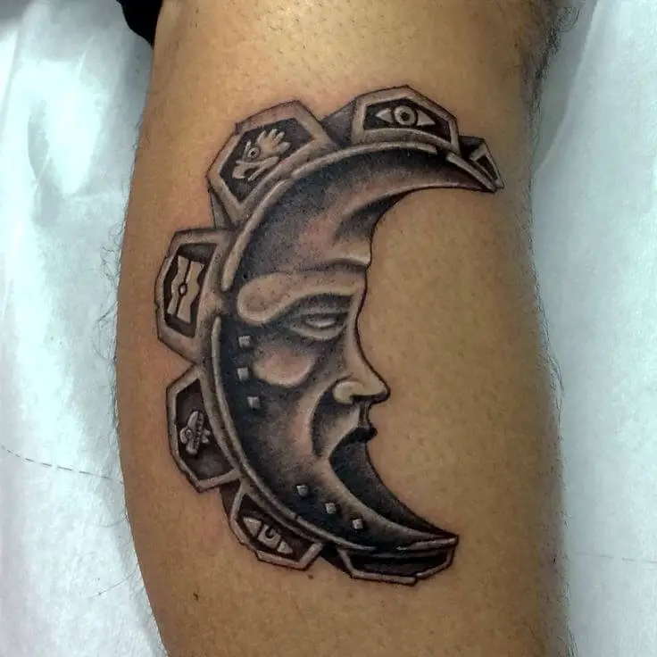 Aztec Moon Tattoo 66+ Aztec Tattoo Designs That Will Make Your Heart Beat Faster