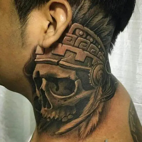Aztec Neck Tattoos 3 66+ Aztec Tattoo Designs That Will Make Your Heart Beat Faster