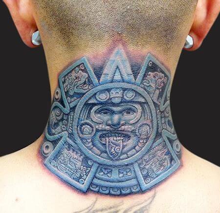 Aztec Neck Tattoos 4 66+ Aztec Tattoo Designs That Will Make Your Heart Beat Faster