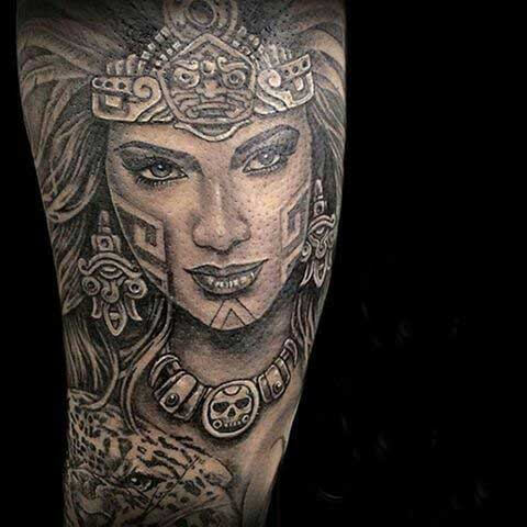 Aztec Princess Tattoo 3 66+ Aztec Tattoo Designs That Will Make Your Heart Beat Faster