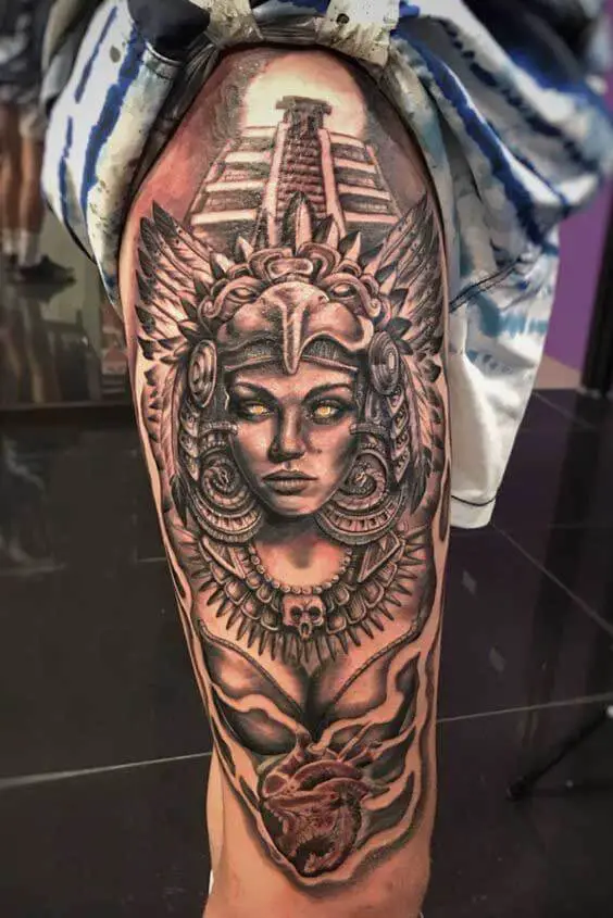 Aztec Queen Tattoo 66+ Aztec Tattoo Designs That Will Make Your Heart Beat Faster