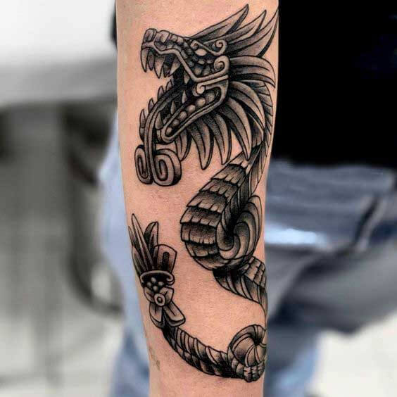Aztec Snake Tattoo 3 66+ Aztec Tattoo Designs That Will Make Your Heart Beat Faster