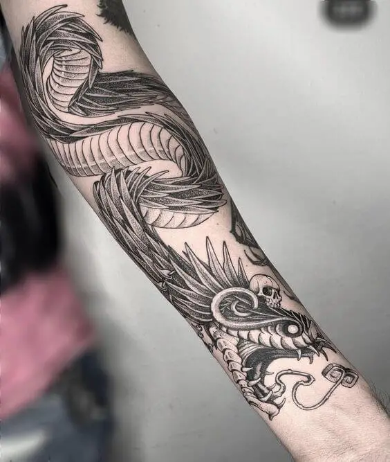 Aztec Snake Tattoo 4 66+ Aztec Tattoo Designs That Will Make Your Heart Beat Faster