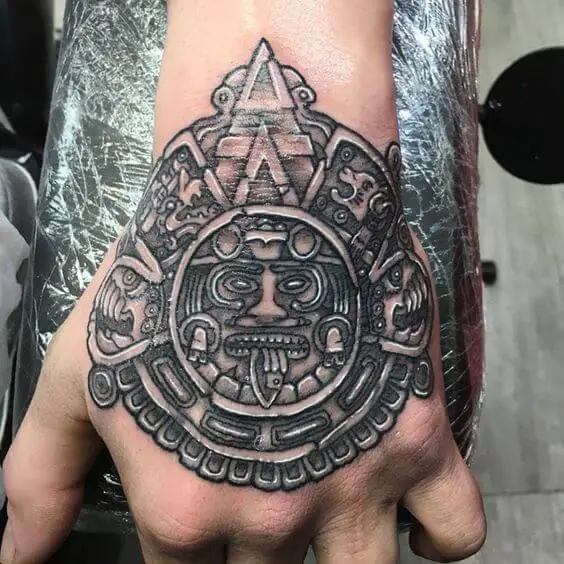 Aztec Sun Tattoo 2 66+ Aztec Tattoo Designs That Will Make Your Heart Beat Faster