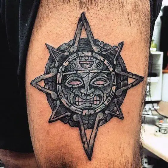 Aztec Sun Tattoo 66+ Aztec Tattoo Designs That Will Make Your Heart Beat Faster
