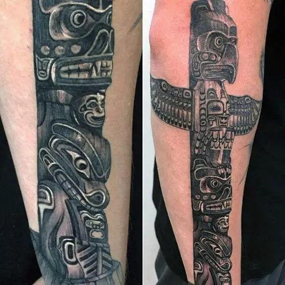 Aztec Totem Pole Tattoo 3 66+ Aztec Tattoo Designs That Will Make Your Heart Beat Faster