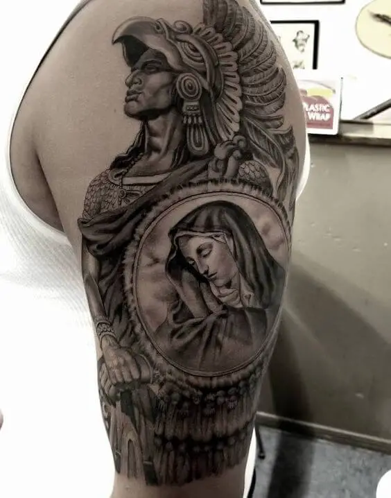 Aztec Warrior Tattoo 3 66+ Aztec Tattoo Designs That Will Make Your Heart Beat Faster