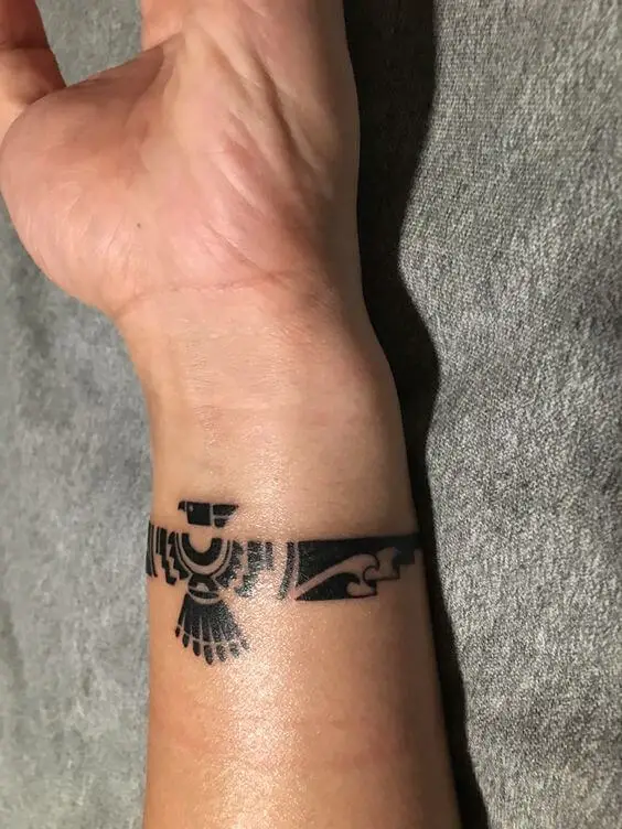 Aztec Wrist Tattoo 2 66+ Aztec Tattoo Designs That Will Make Your Heart Beat Faster
