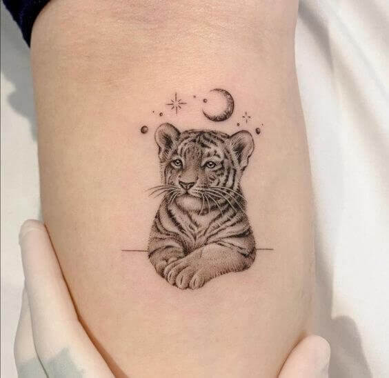 Baby Tiger Tattoo 3 36+ Tiger Tattoo Designs for Men and Women in 2022