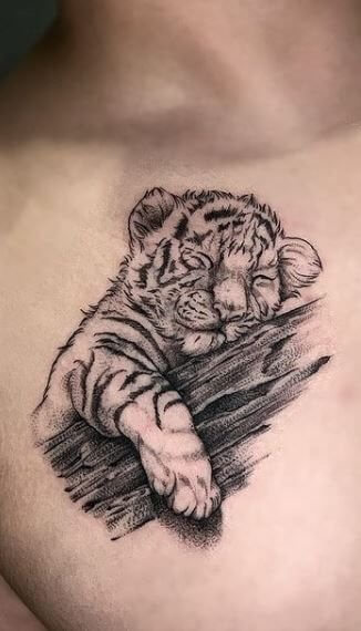 Baby Tiger Tattoo 4 36+ Tiger Tattoo Designs for Men and Women in 2022